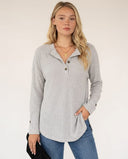 Tessa Cozy Ribbed Long Sleeve Pullover Top