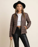 Freya Women's High Collar Quilted Jacket