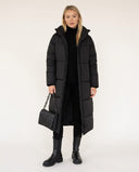 Eliana Long Puffer Coat with High Neck