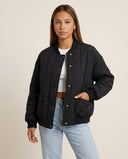 Kelly Women's Quilted Bomber Jacket