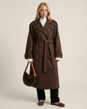 Odessa Wool Trench Coat with Belt