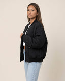 Kelly Women's Quilted Bomber Jacket