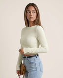 Arwen Waffle Knit Long Sleeve Top