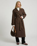 Odessa Wool Trench Coat with Belt