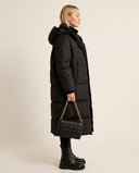 Eliana Long Puffer Coat with High Neck