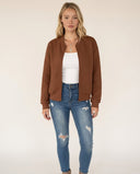 Amelia Modern Ribbed Long Sleeve Cardigan