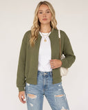 Amelia Modern Ribbed Long Sleeve Cardigan