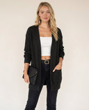 Amelie Knit Long Cardigan with Relaxed Silhouette