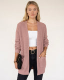 Amelie Knit Long Cardigan with Relaxed Silhouette