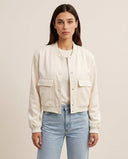 Amira Women’s Cropped Bomber Jacket