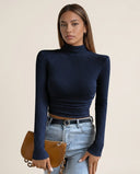 Arwen Waffle Knit Long Sleeve Top