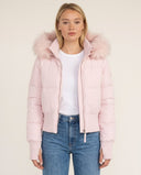 Elara Chic Hooded Cropped Puffer Jacket