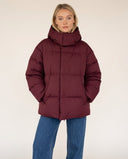 Luna Oversized Puffer Jacket with High Collar