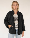 Violet Cozy Quilted Oversized Puffer Jacket