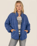 Violet Cozy Quilted Oversized Puffer Jacket